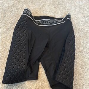Classic Black Padded Compression Sliding Shorts